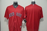 Boston Red Sox Customized Men's Red New Cool Base Stitched MLB Jersey,baseball caps,new era cap wholesale,wholesale hats